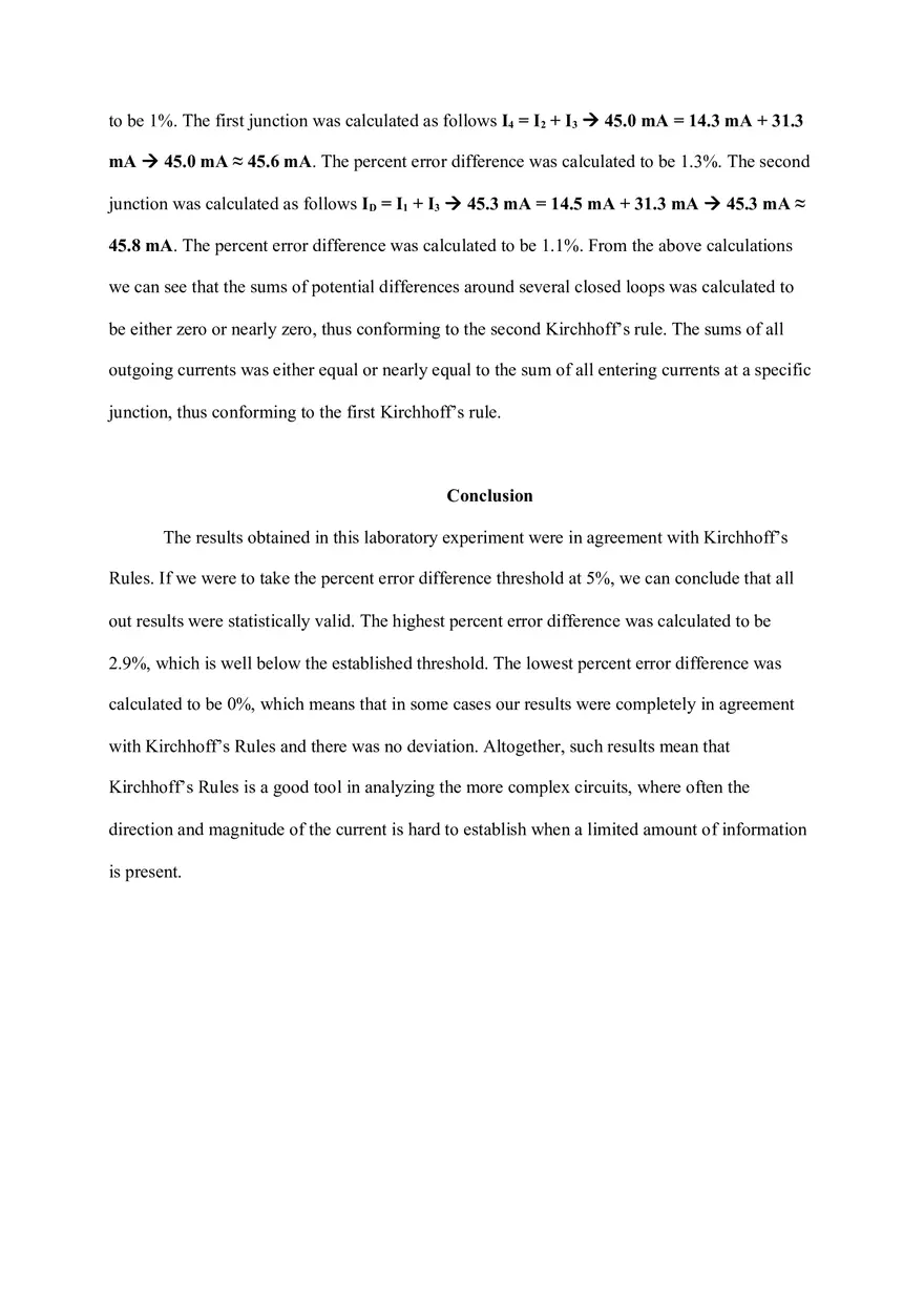 Lab Report DC Circuits - Page 4