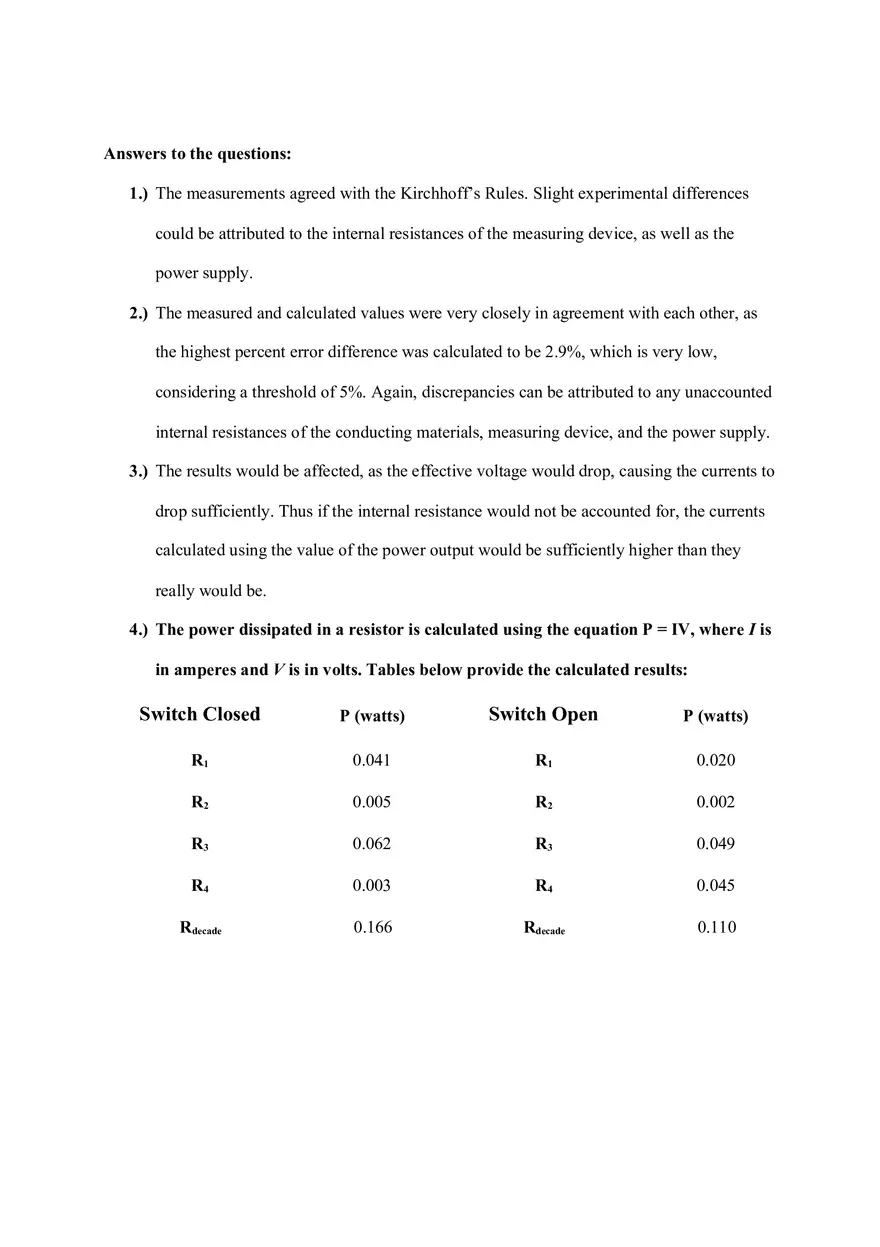Lab Report DC Circuits - Page 6