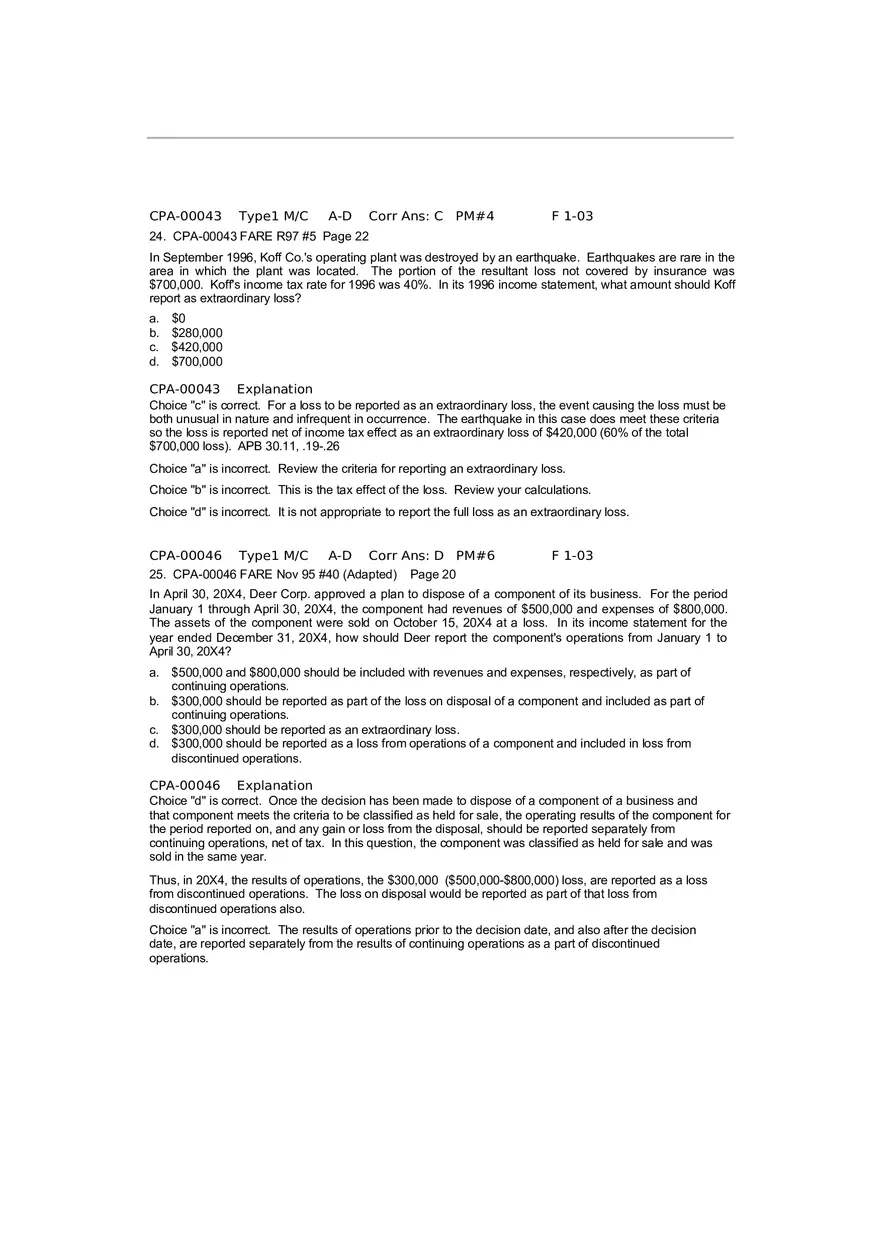 Questions in Financial Acc Answers Part 2 - Page 1