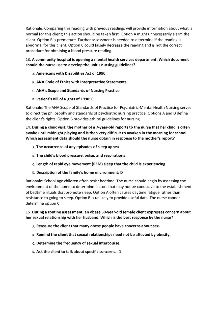 Fundamentals Of Nursing Modalities Practicum Answer Key Part 1 - Page 9