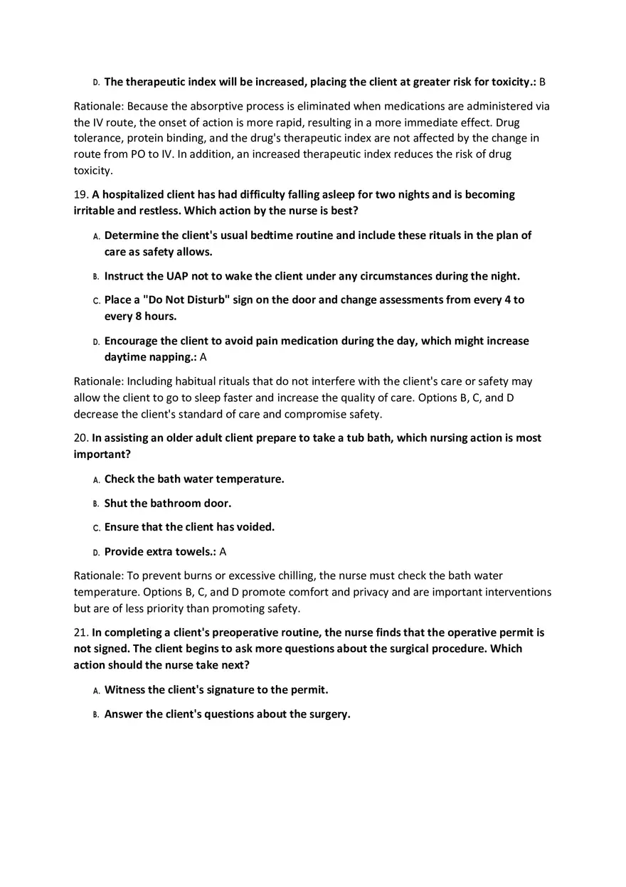 Fundamentals Of Nursing Modalities Practicum Answer Key Part 1 - Page 11