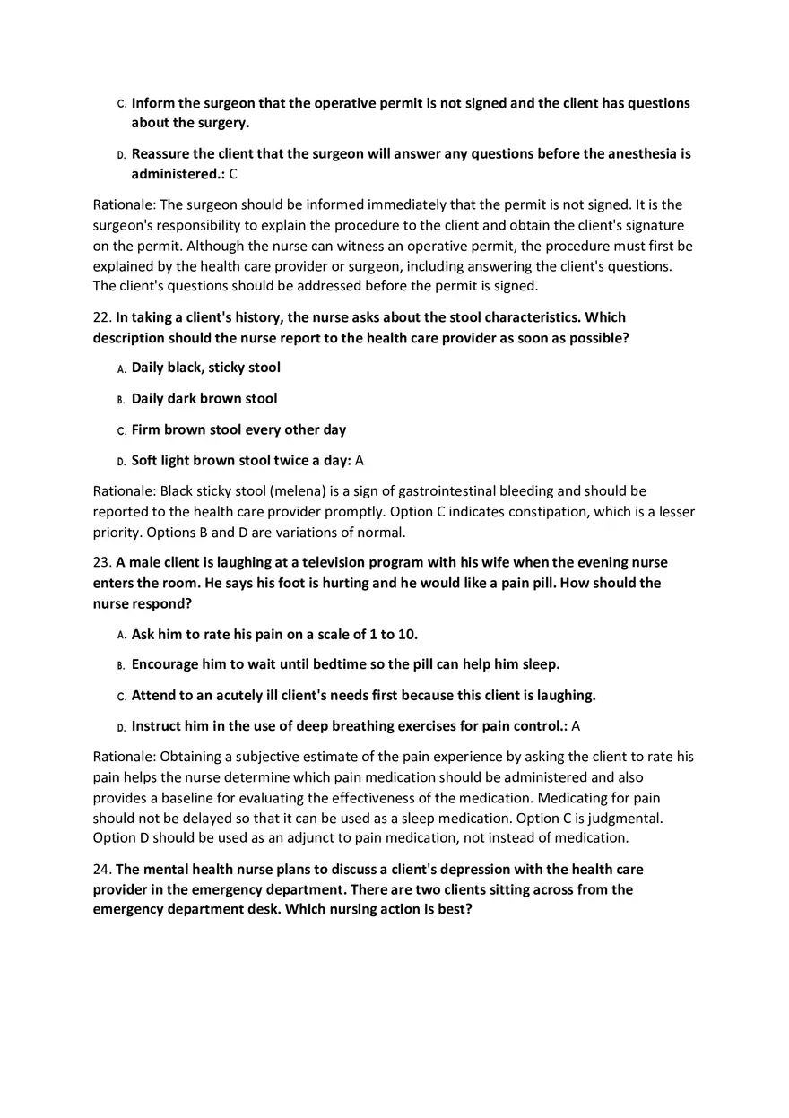 Fundamentals Of Nursing Modalities Practicum Answer Key Part 1 - Page 12