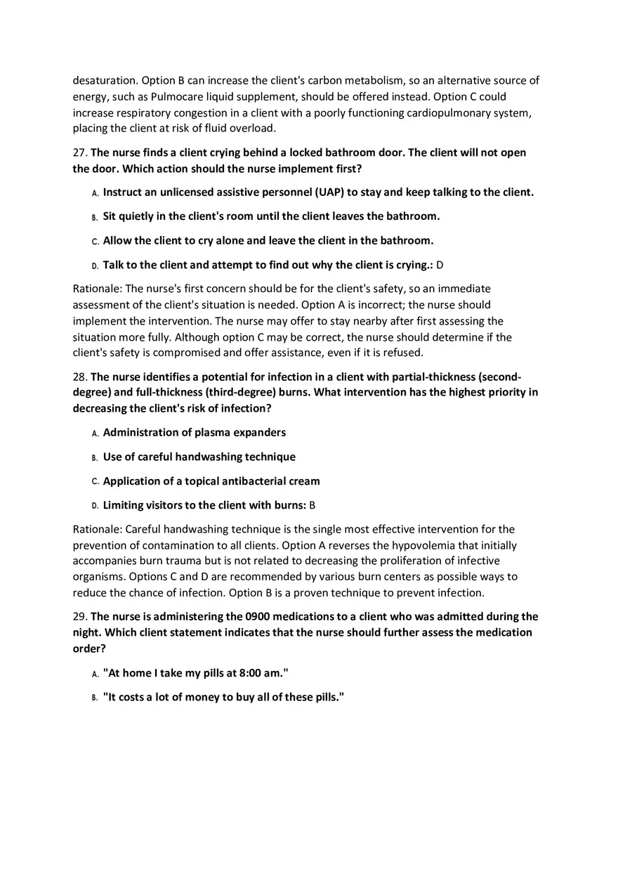 Fundamentals Of Nursing Modalities Practicum Answer Key Part 1 - Page 14