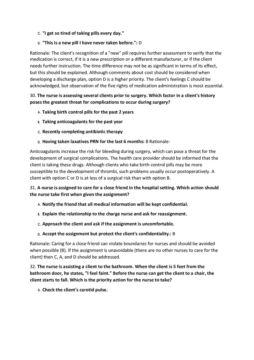 Fundamentals Of Nursing Modalities Practicum Answer Key Part 1 - Page 3