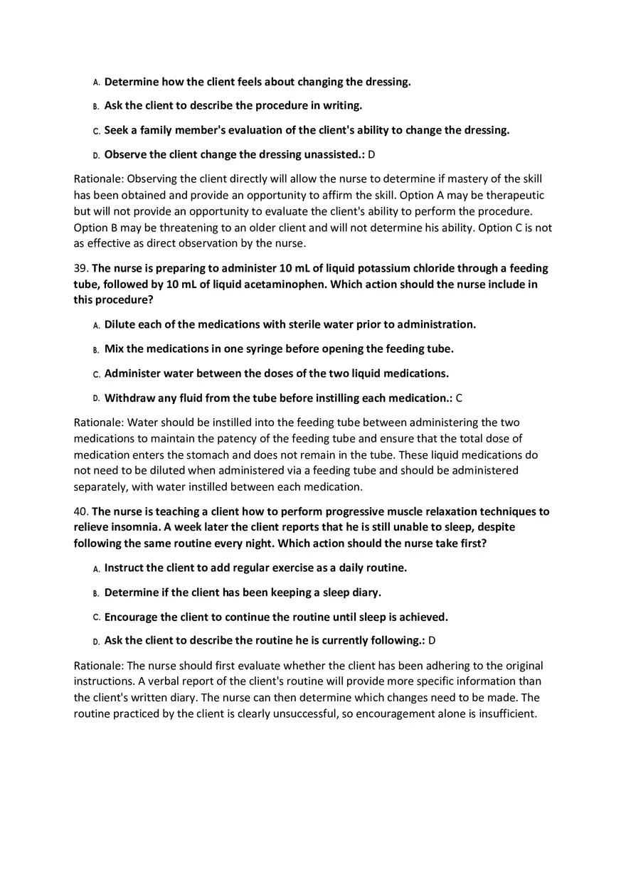 Fundamentals Of Nursing Modalities Practicum Answer Key Part 1 - Page 6