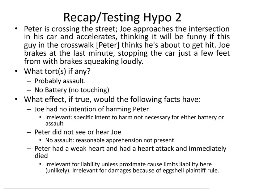 What is a Tort (Lecture) Part 6 - Page 9