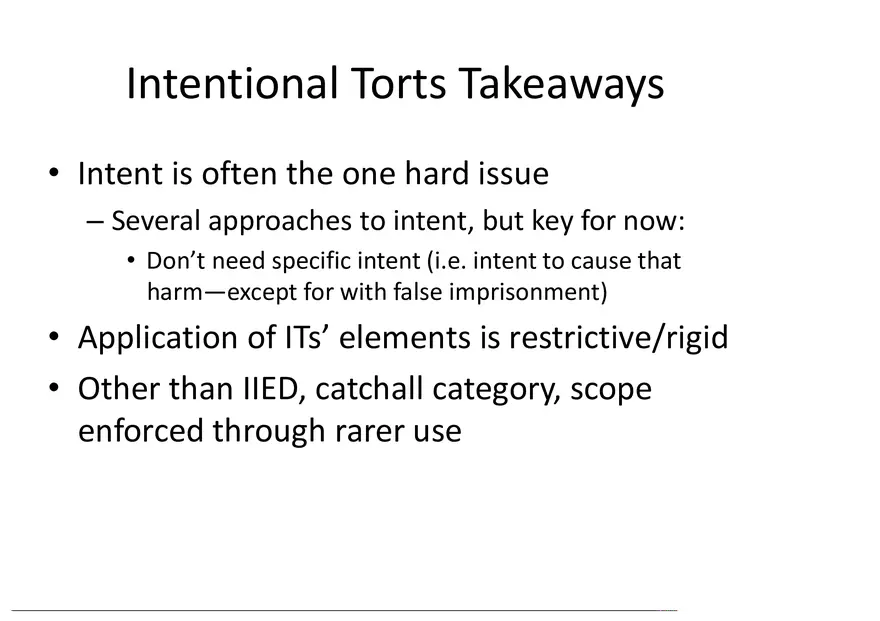 What is a Tort (Lecture) Part 6 - Page 10