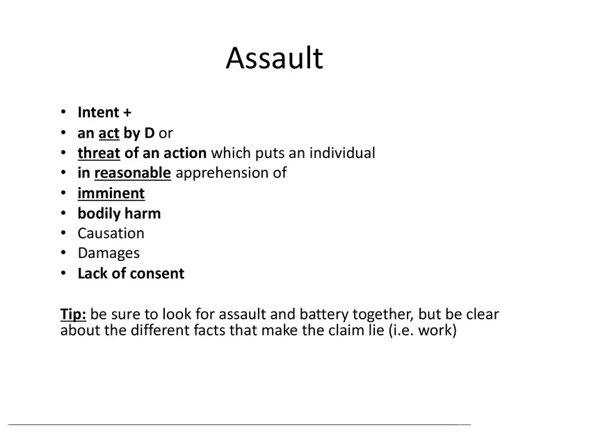 What is a Tort (Lecture) Part 6 - Page 2
