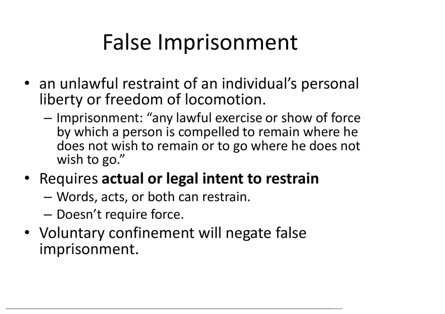 What is a Tort (Lecture) Part 6 - Page 3