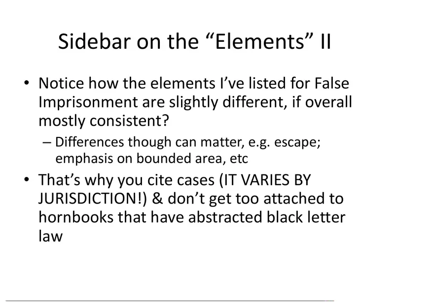 What is a Tort (Lecture) Part 6 - Page 5