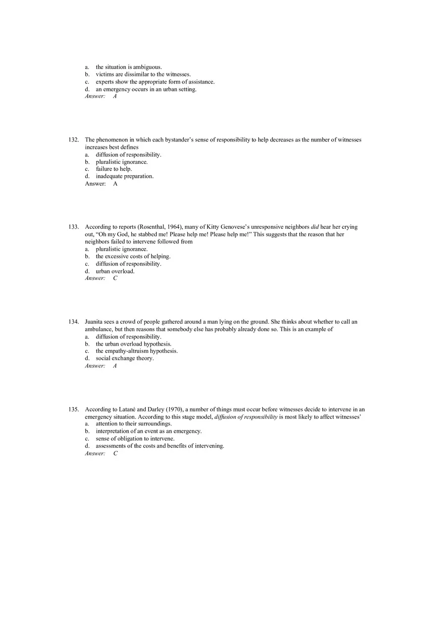 Prosocial Behavior - Why do People Help Answers 3 - Page 10