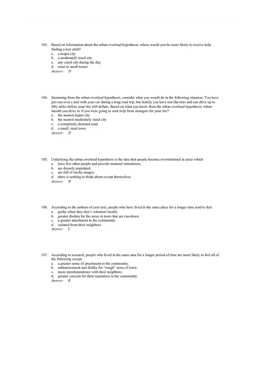 Prosocial Behavior - Why do People Help Answers 3 - Page 4