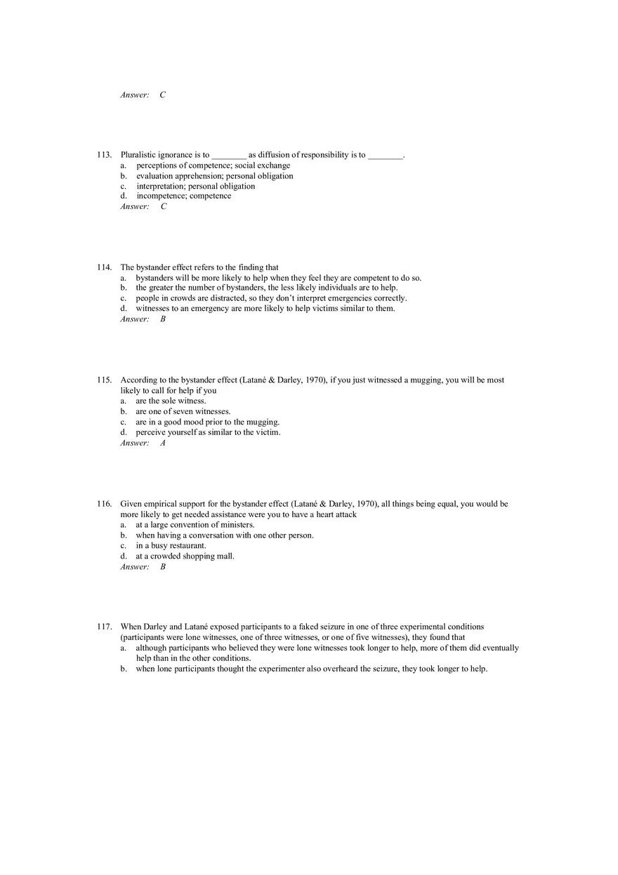 Prosocial Behavior - Why do People Help Answers 3 - Page 6