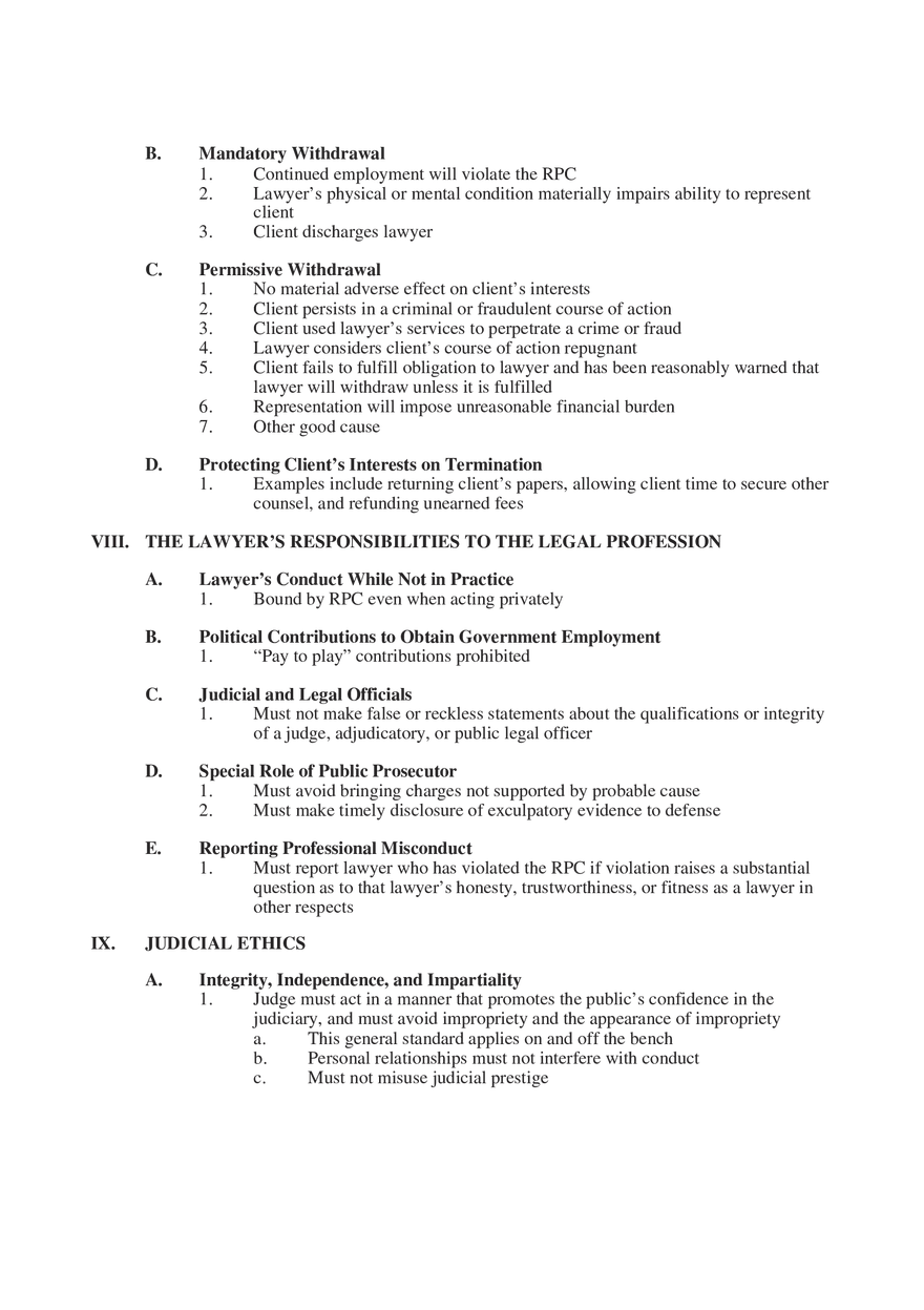 Professional Responsibility Guide Part 8 - Page 7