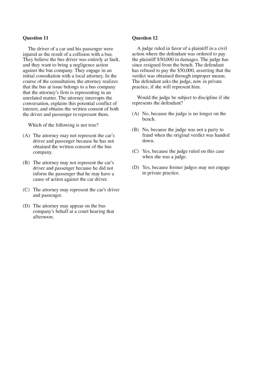 Professional Responsibility Guide Part 8 - Page 12