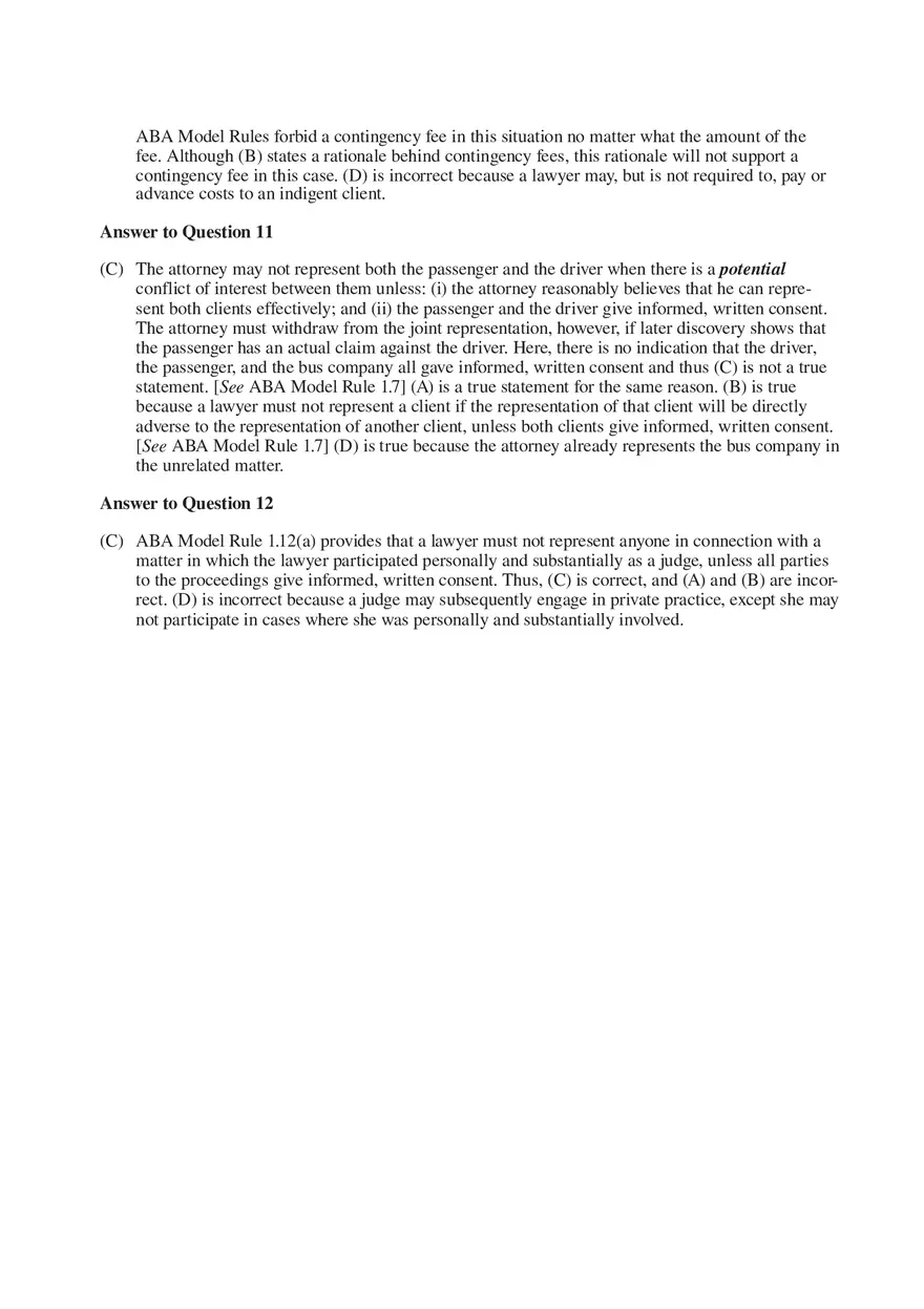 Professional Responsibility Guide Part 8 - Page 15