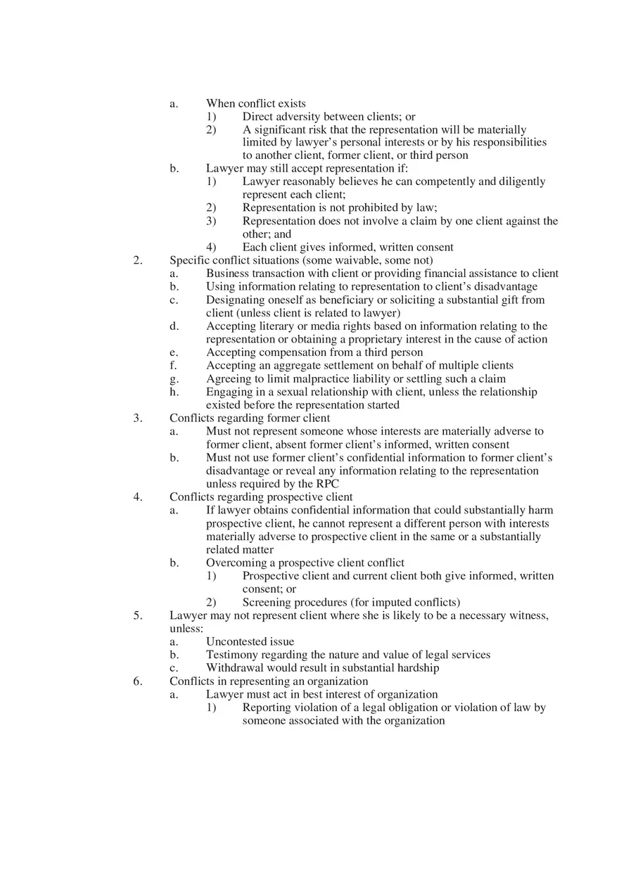 Professional Responsibility Guide Part 8 - Page 3