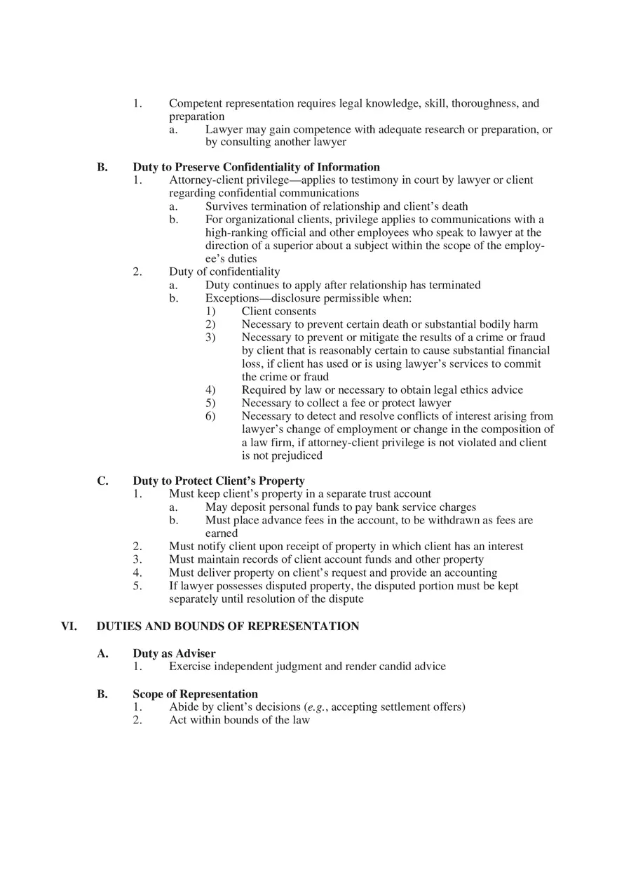 Professional Responsibility Guide Part 8 - Page 5
