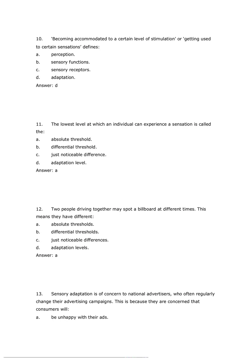 Consumer Perception Chapter 5 Answer Key 1 - Page 4