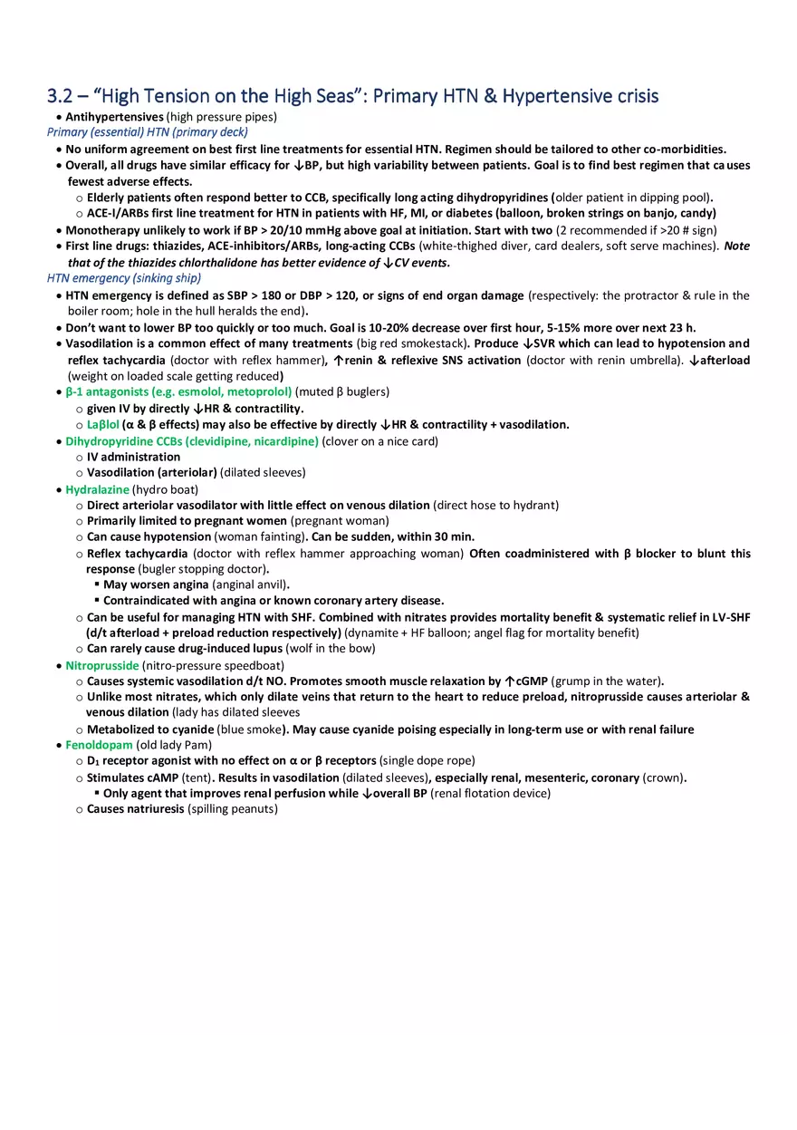 Circulatory (CV and Renal) Part 2 - Page 3