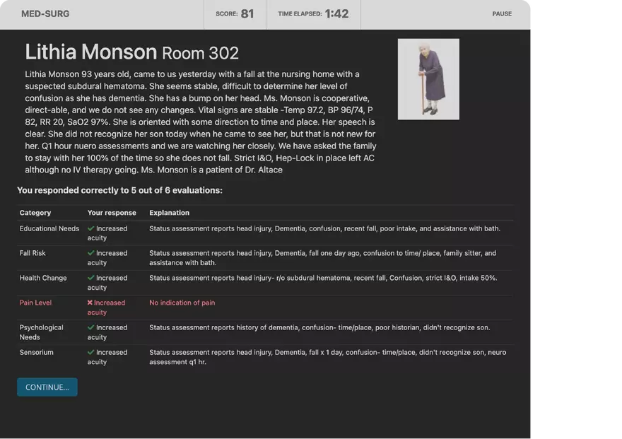 Med-Surg Swift River - Lithia Monson - Page 1