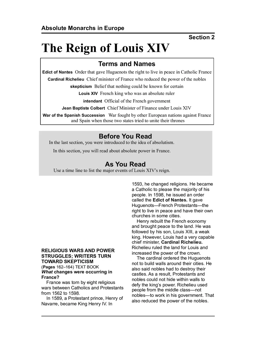 Reign of Louis - Page 1