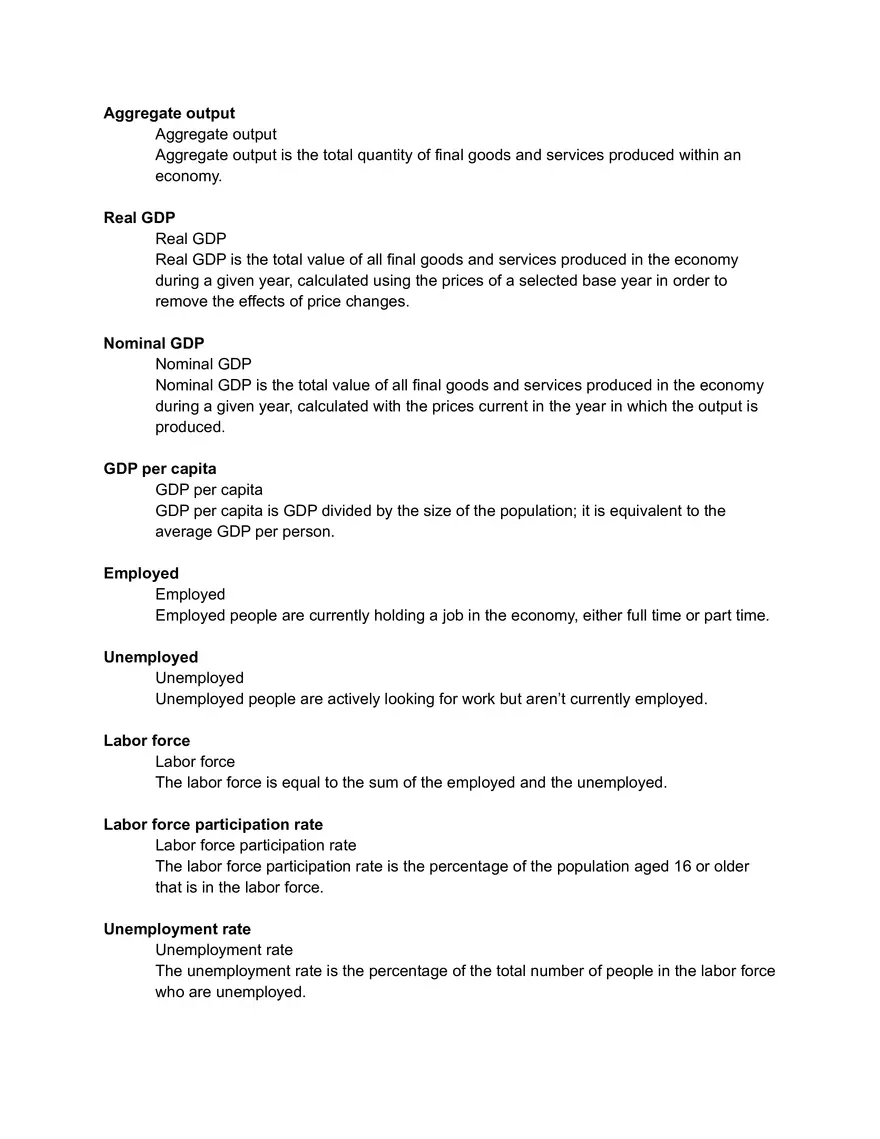 AP ECON Chapter 3 Vocabulary - Page 4