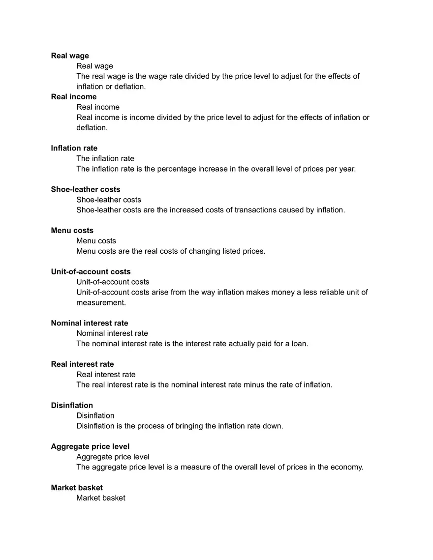 AP ECON Chapter 3 Vocabulary - Page 6