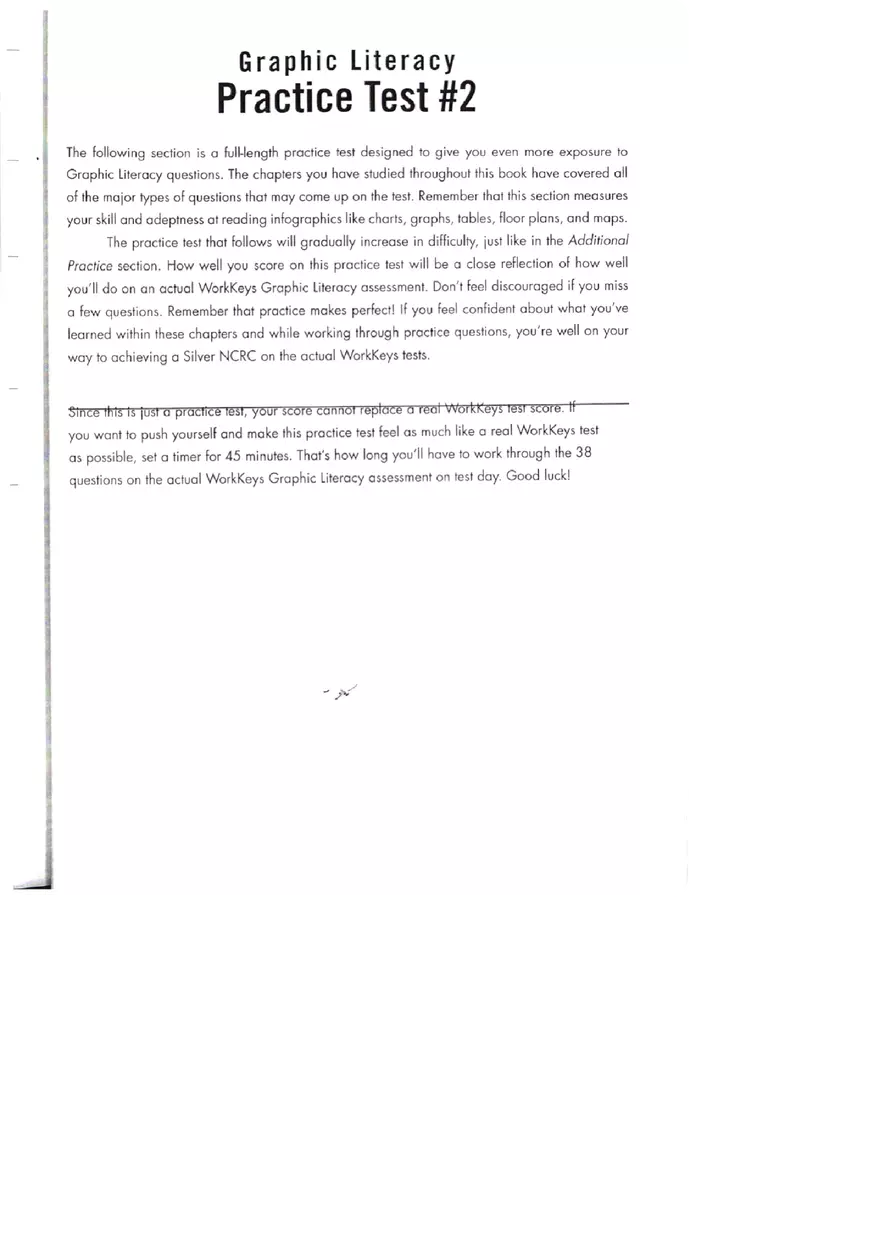 Graphic Literacy Practice Test 2 Part 1 - Page 1