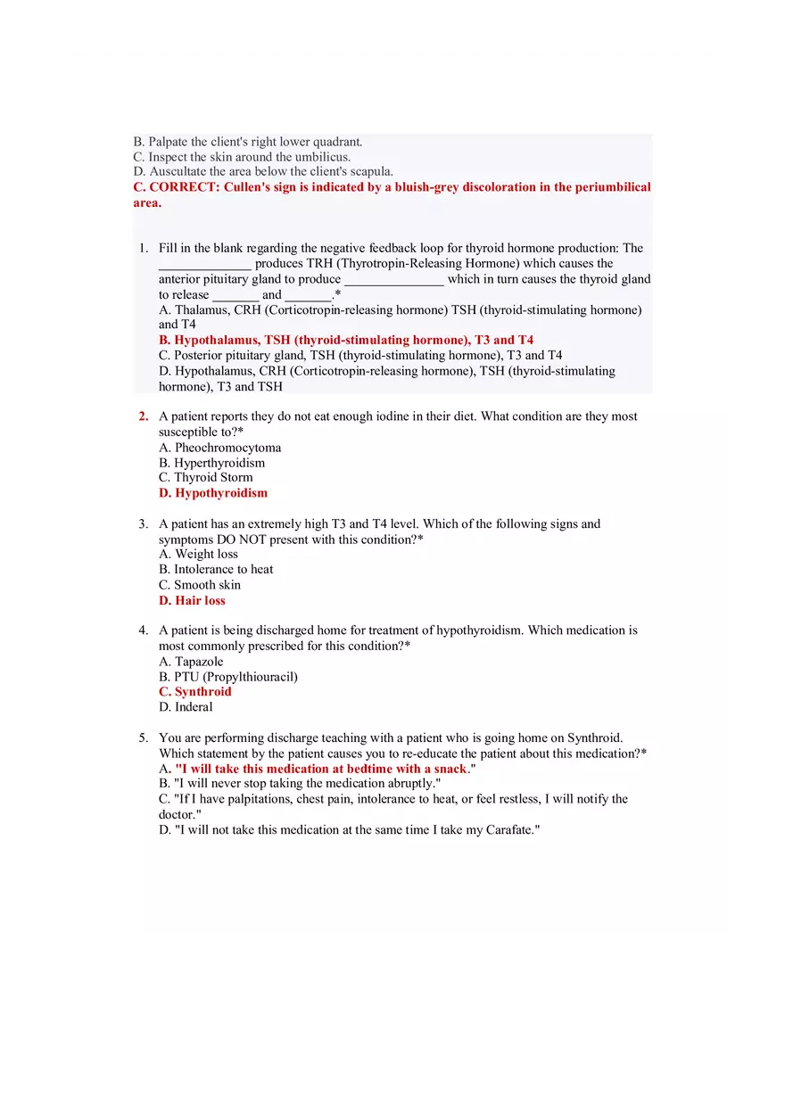 Community Health Nursing Test 3 Answer Key 1 - Page 9