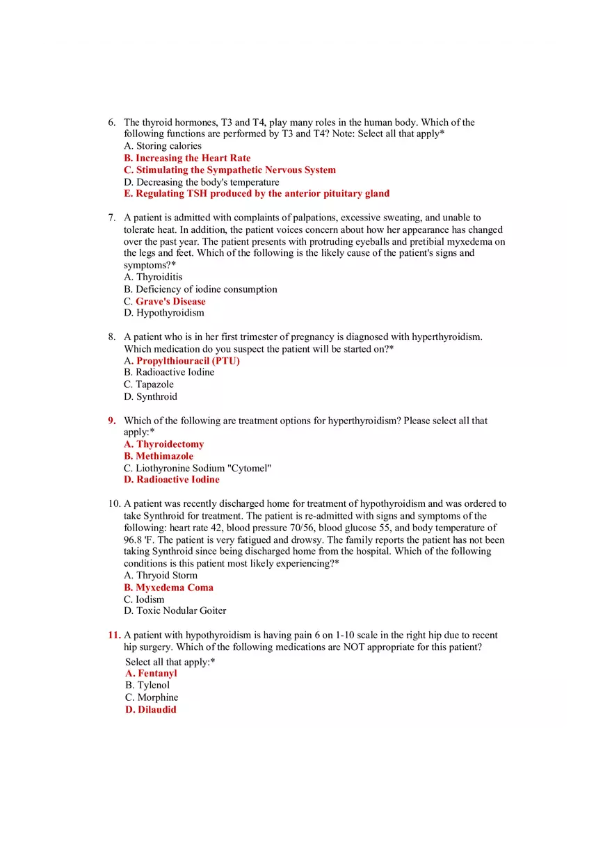 Community Health Nursing Test 3 Answer Key 1 - Page 10