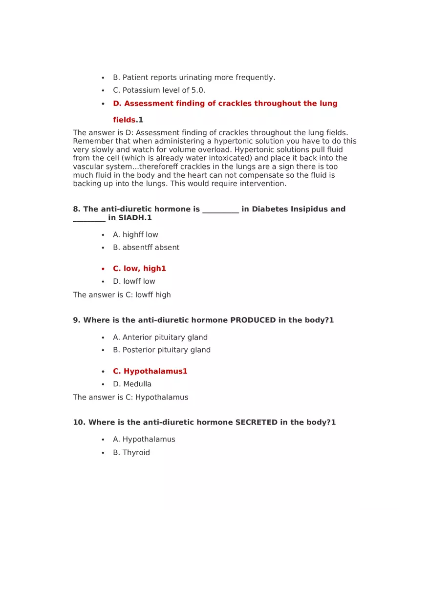 Community Health Nursing Test 3 Answer Key 1 - Page 3