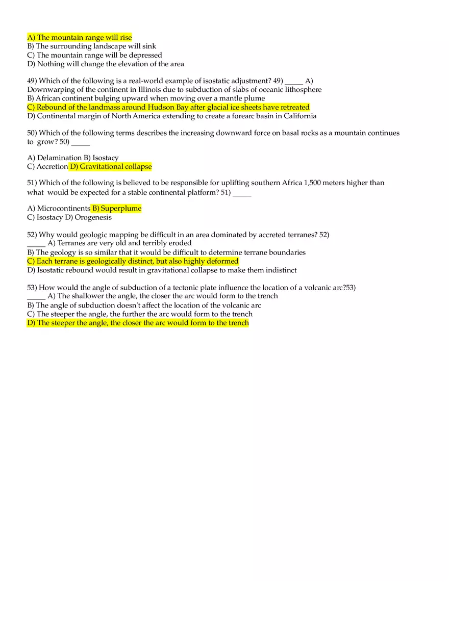 Cordillera Review Sheet - Page 5