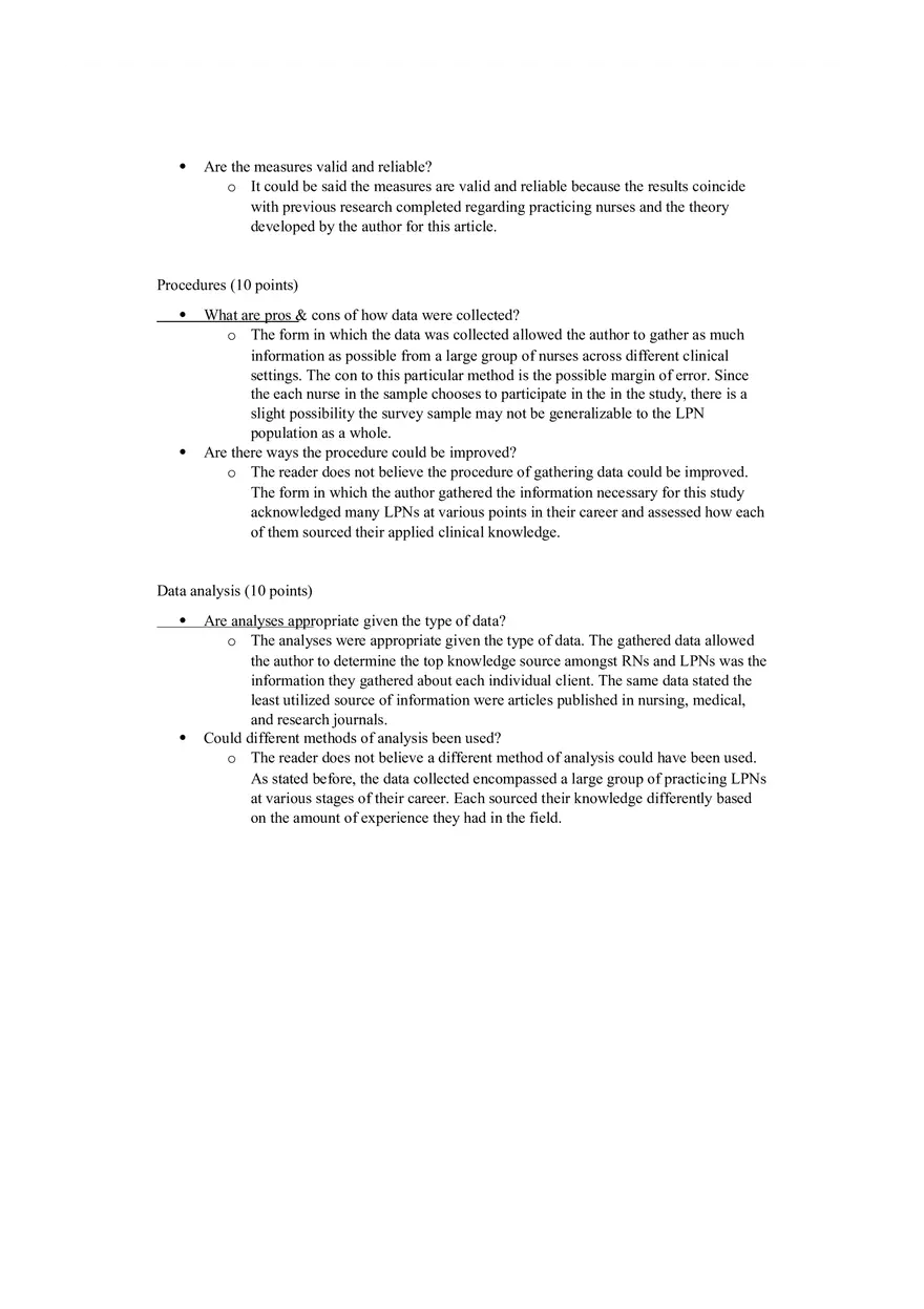 Quantitative Research Critique Paper - Page 3