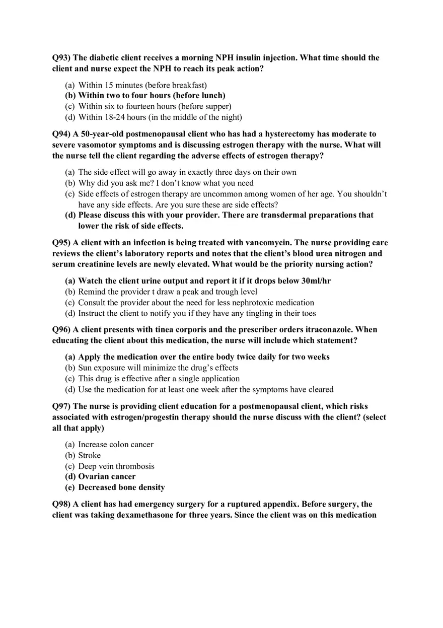 Pharmacology III Patient Education and Drug Effects - Page 9