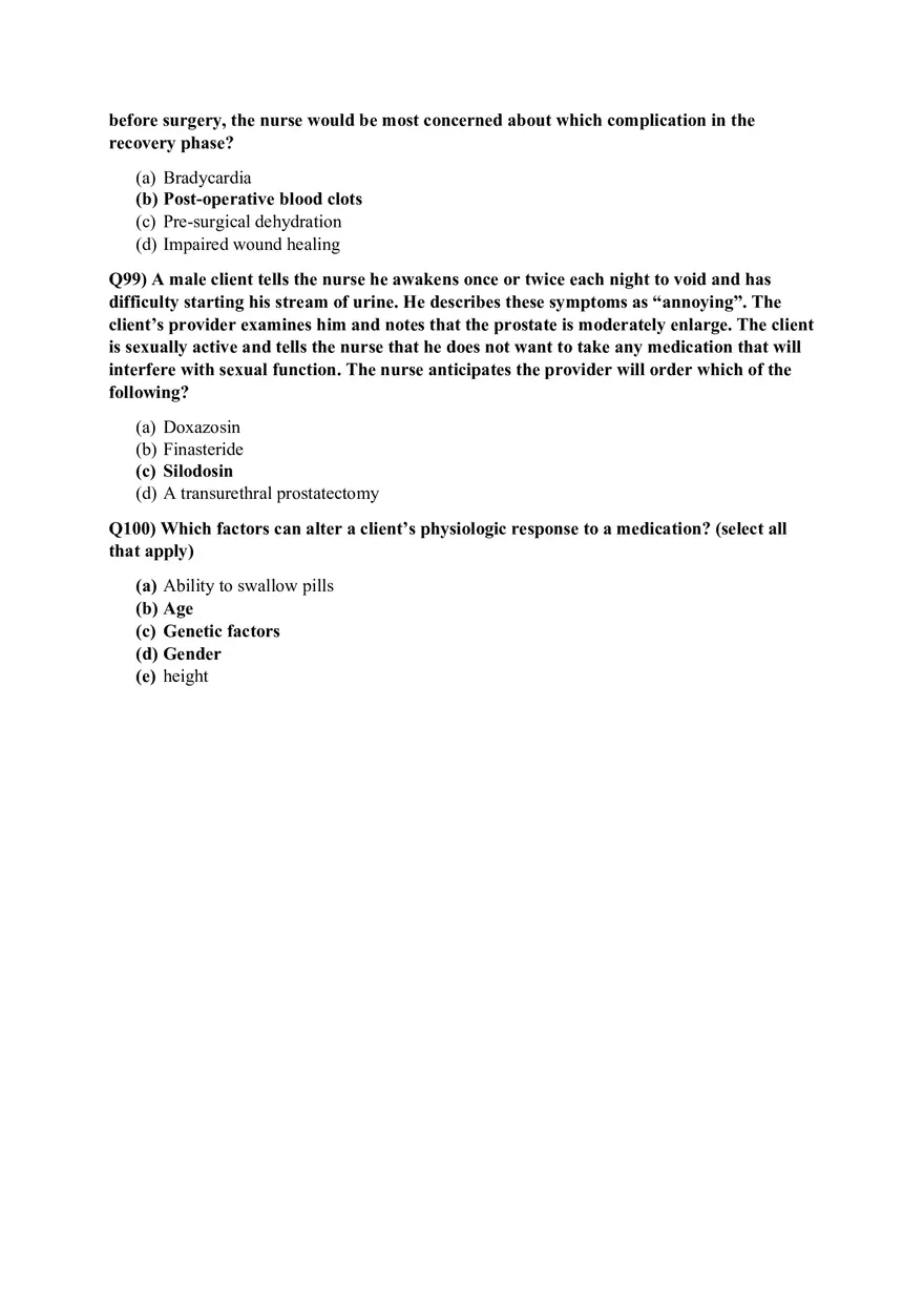 Pharmacology III Patient Education and Drug Effects - Page 10