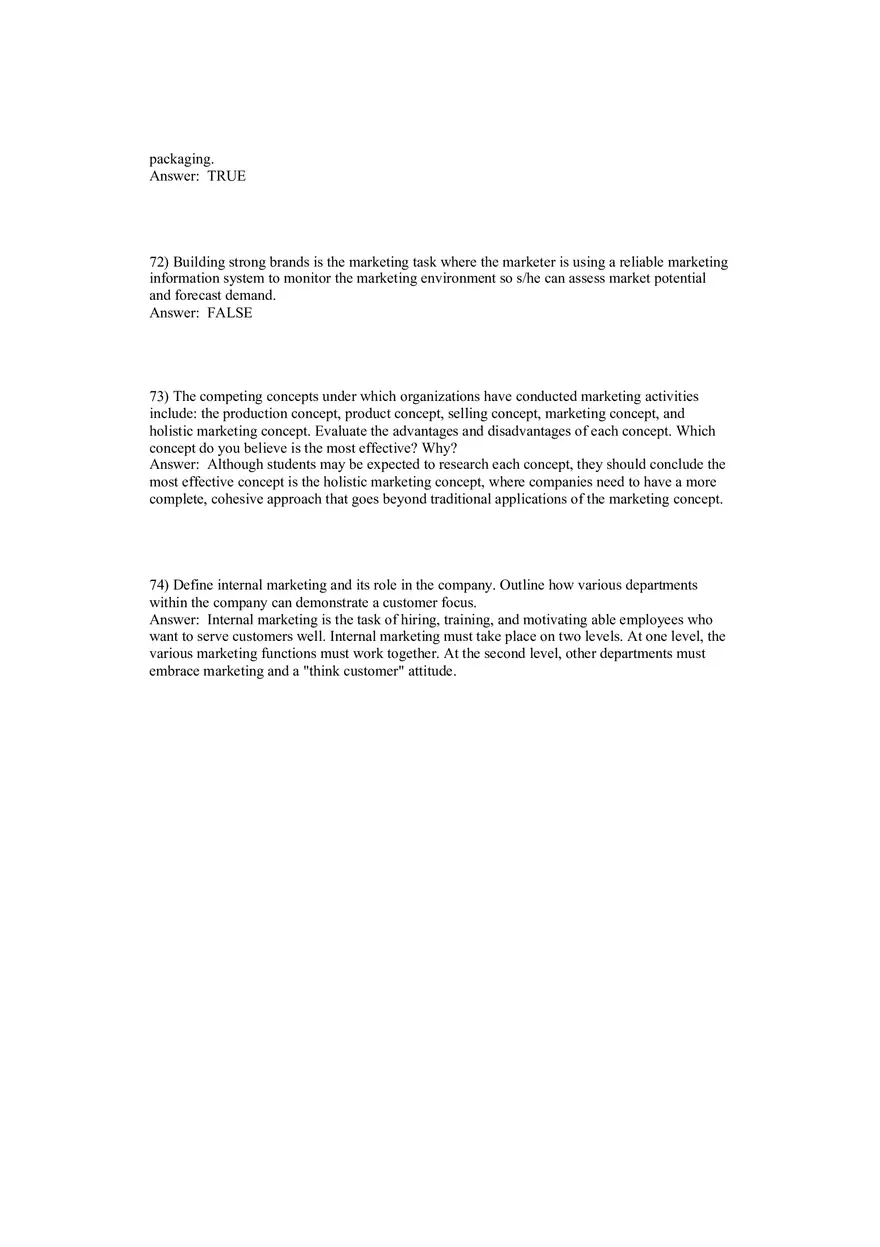 Defining Marketing for the New Realities Answers 2 - Page 8