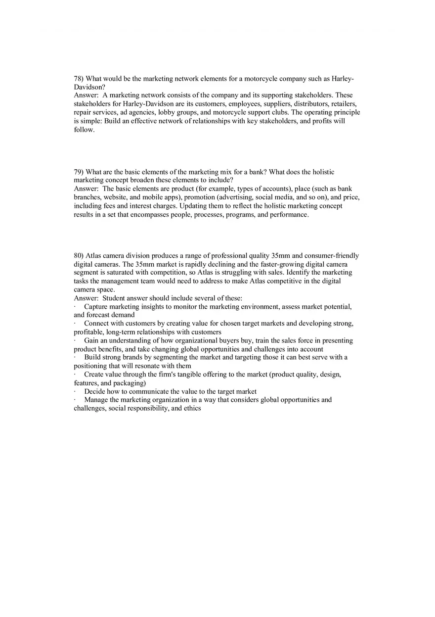 Defining Marketing for the New Realities Answers 2 - Page 10