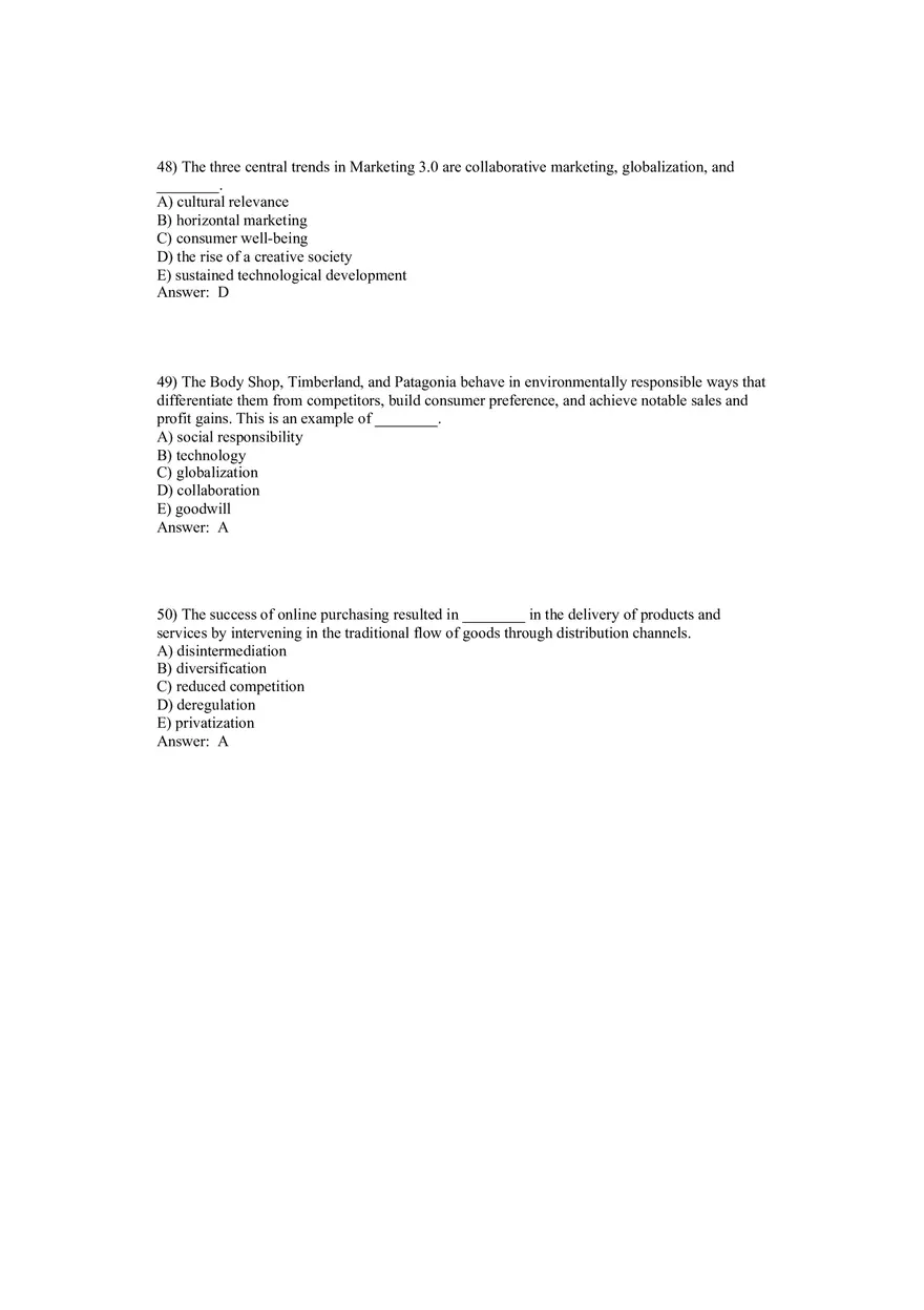 Defining Marketing for the New Realities Answers 2 - Page 2