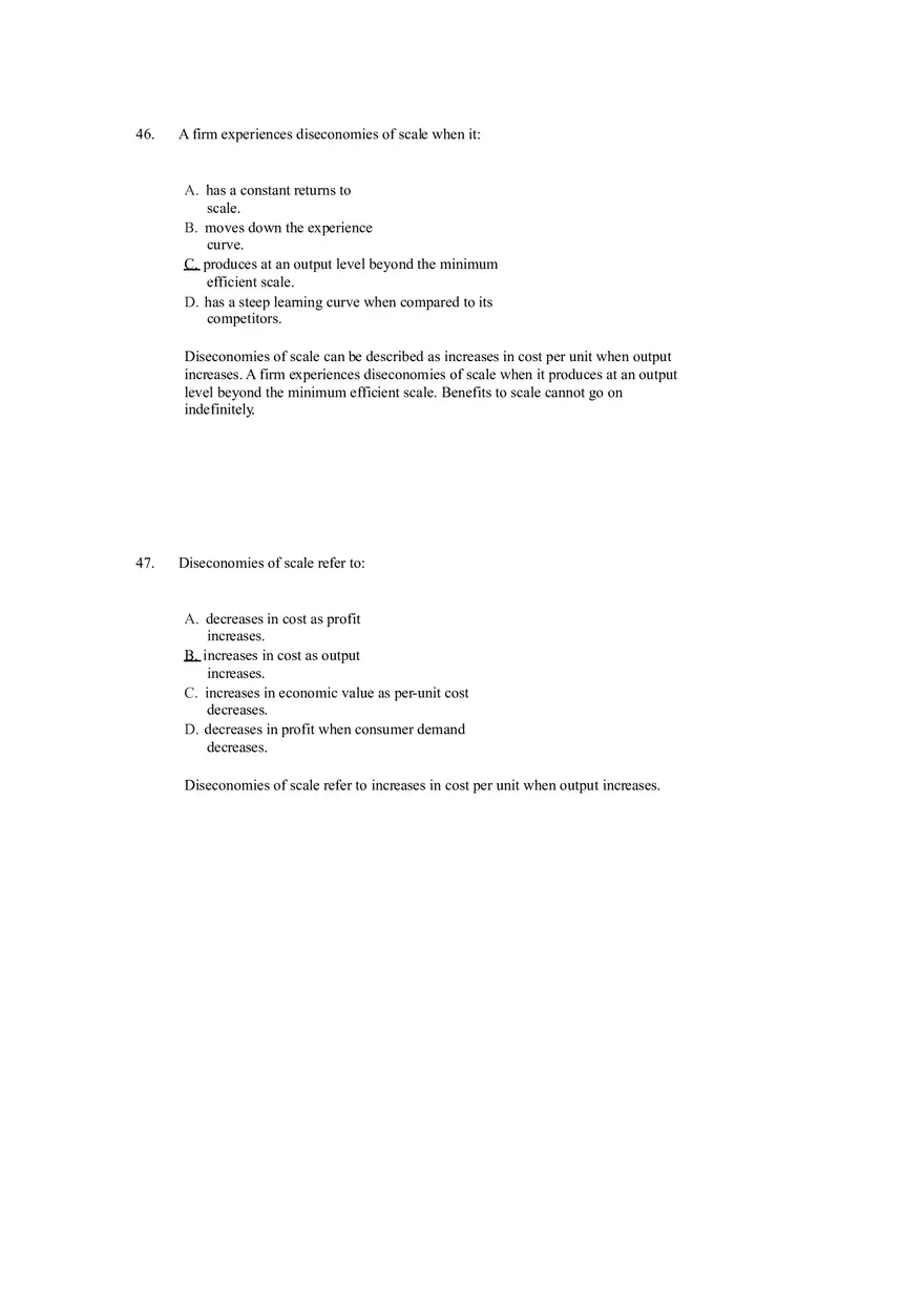 Differentiation, Cost Leadership, and Integration Answer Key Part 3 - Page 4