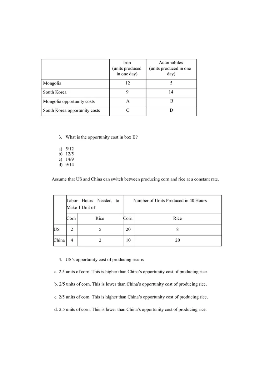 Linear Production - Microeconomics - Page 2