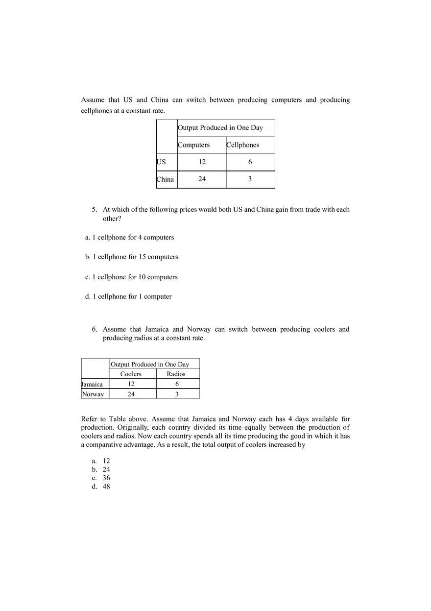 Linear Production - Microeconomics - Page 4