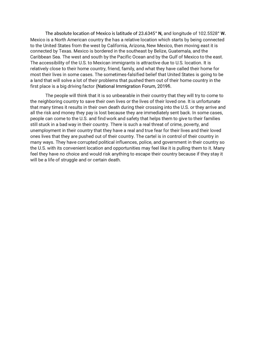 Discussion Post 2 Geography - Page 1