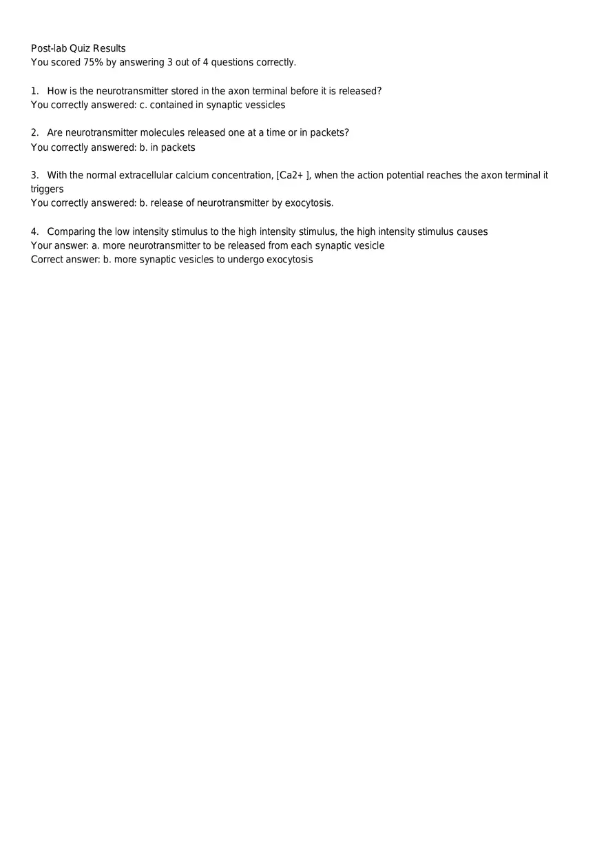 Neurophysiology of Nerve Impulses Answer - Page 3