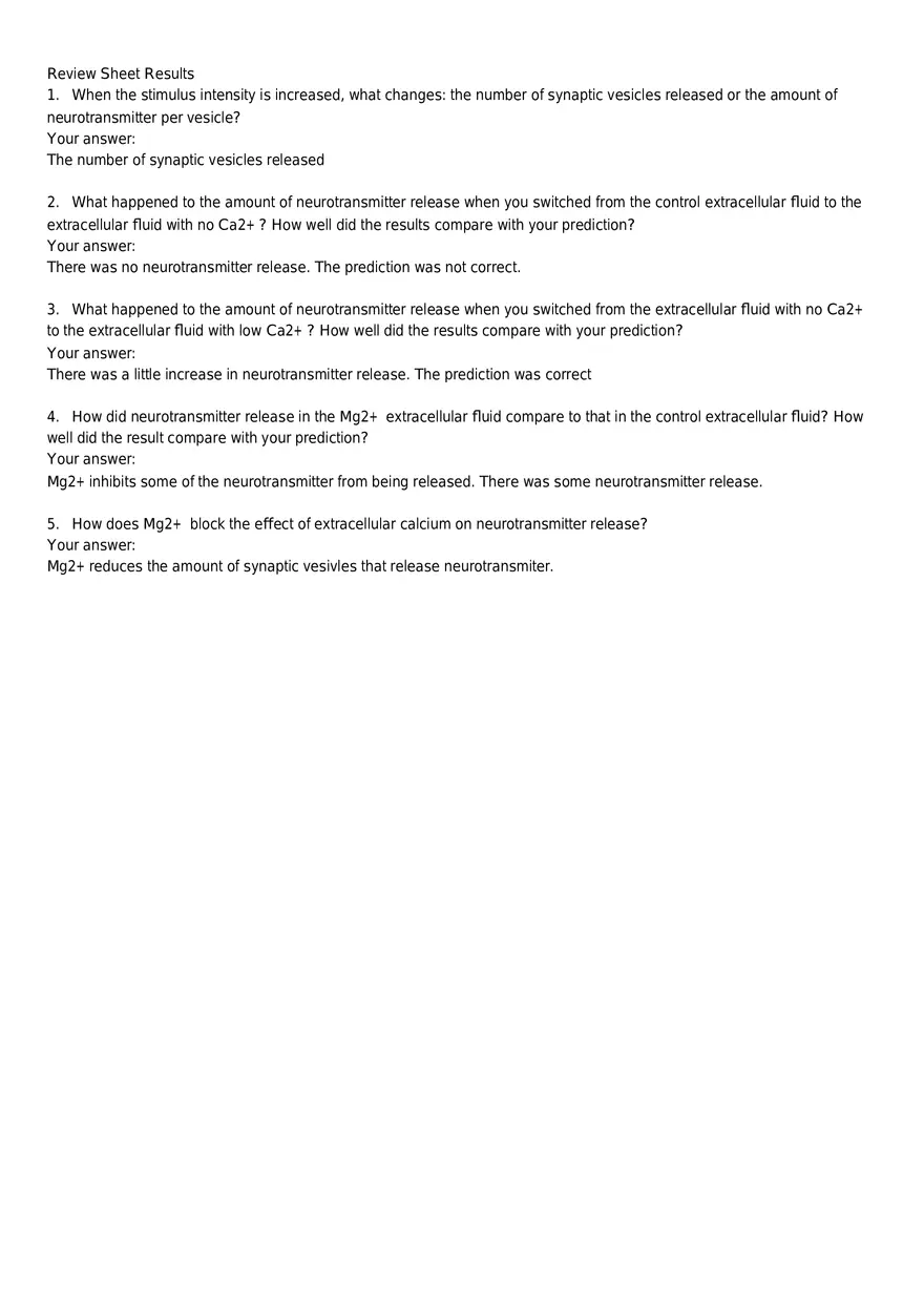 Neurophysiology of Nerve Impulses Answer - Page 4