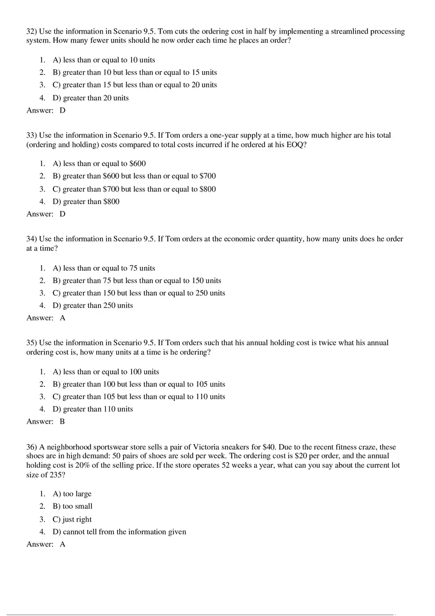 Managing Inventory Converted (Answer Key) - Page 7