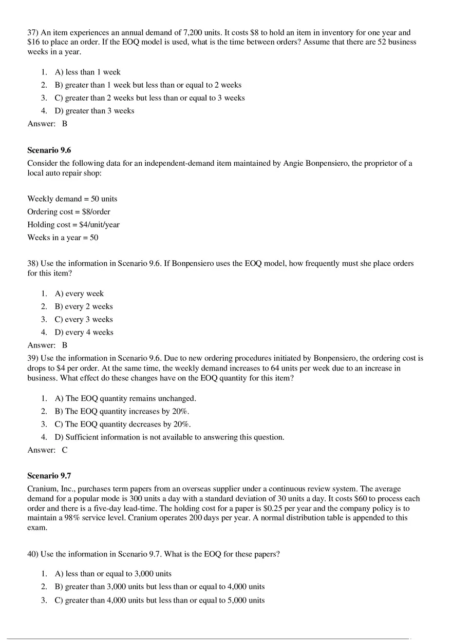 Managing Inventory Converted (Answer Key) - Page 8