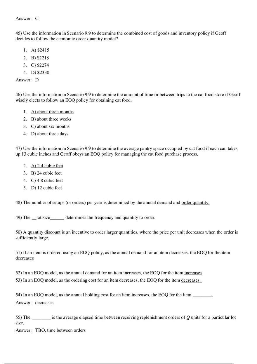 Managing Inventory Converted (Answer Key) - Page 10