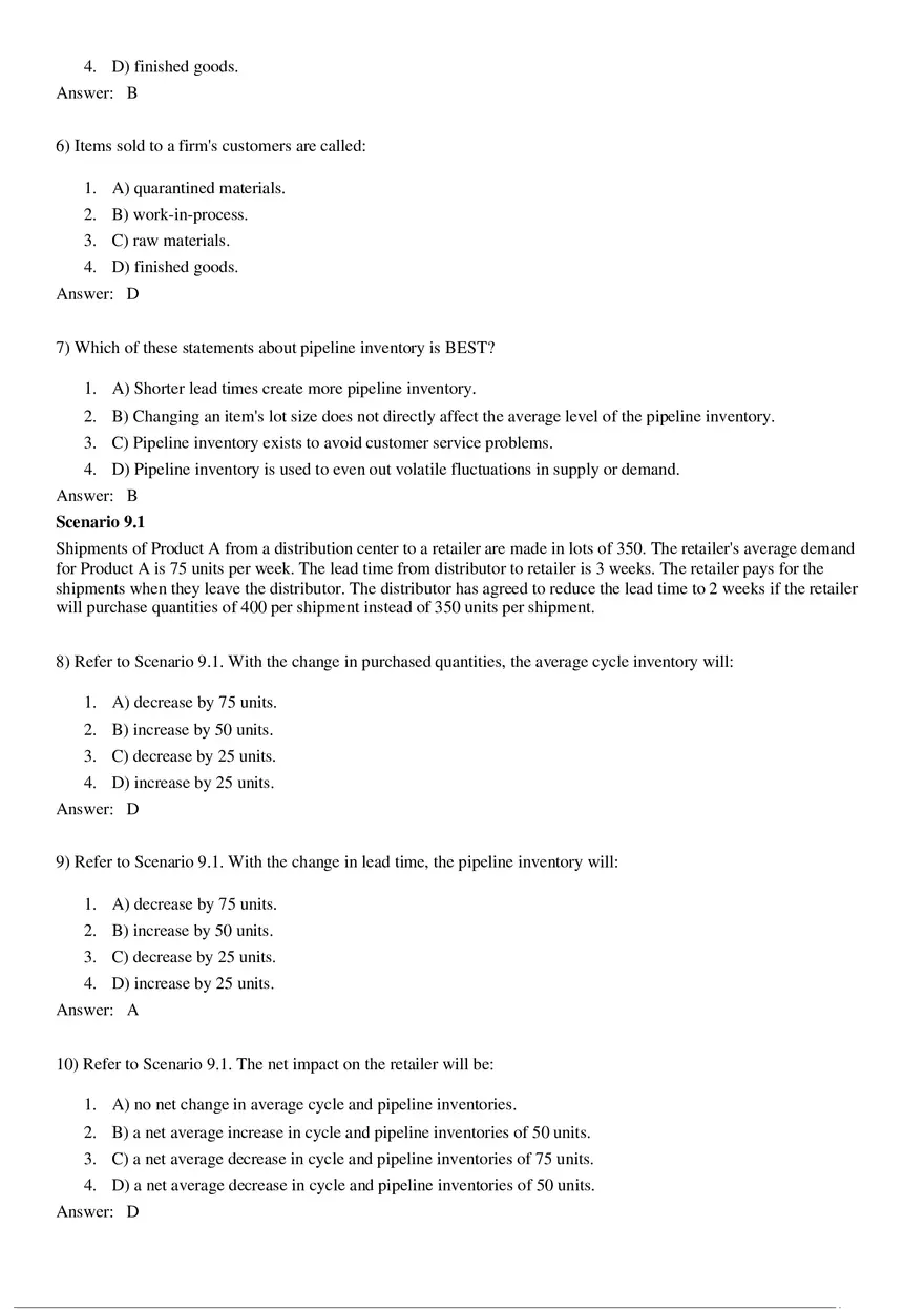 Managing Inventory Converted (Answer Key) - Page 12