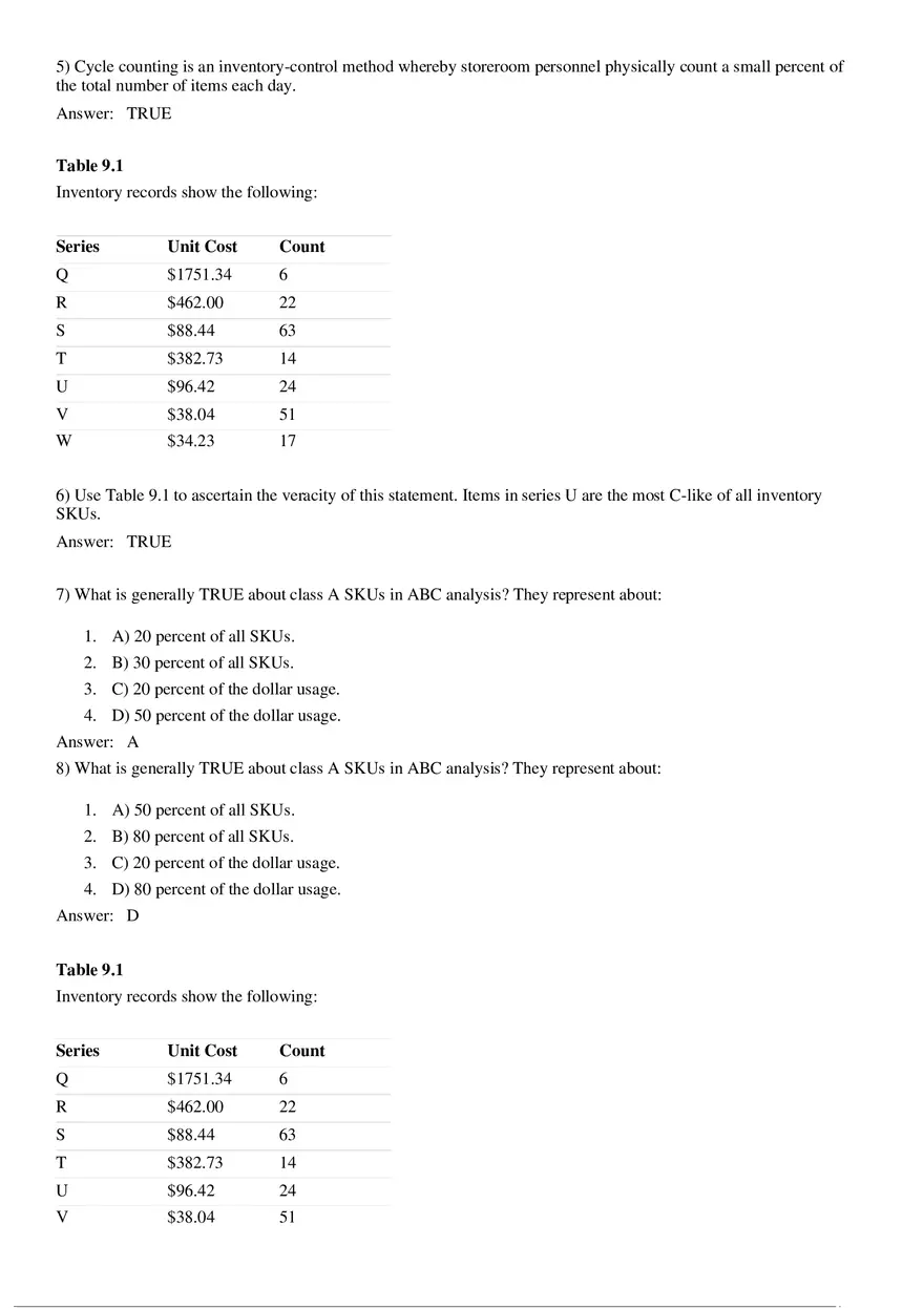 Managing Inventory Converted (Answer Key) - Page 15